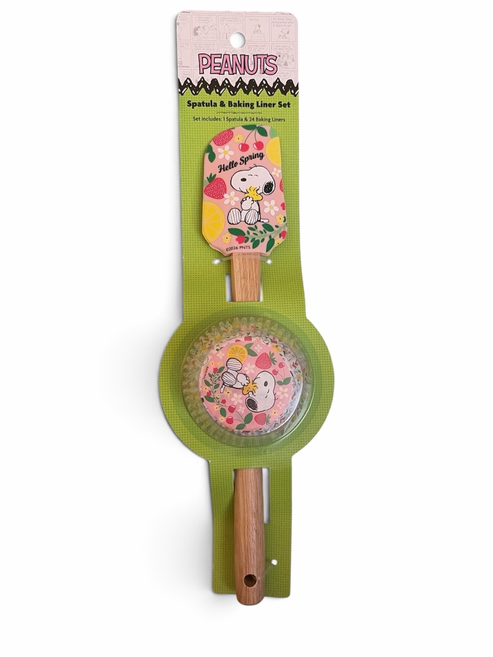 Peanuts Pink & Green Snoopy Baking Tool Set - Picture 2 of 3